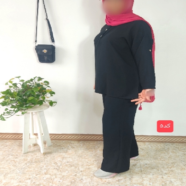 ست تونیک شلوار ماهلین