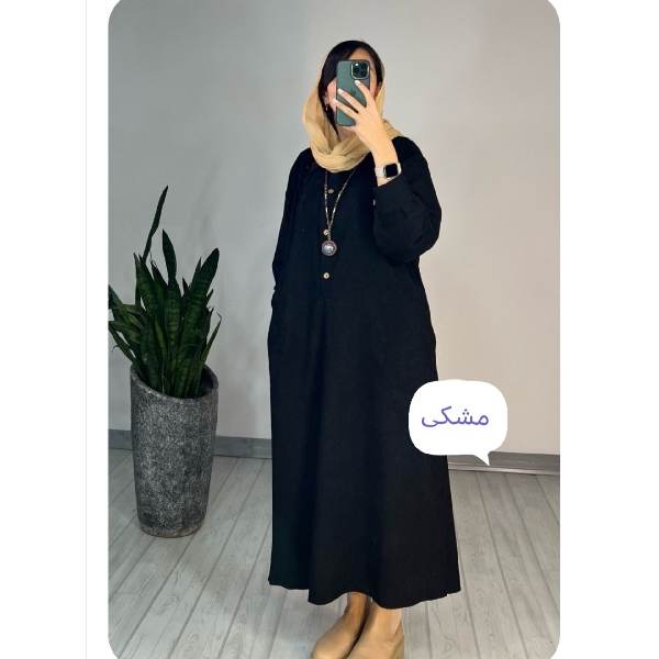 پیراهن کفتان کبریتی سولماز