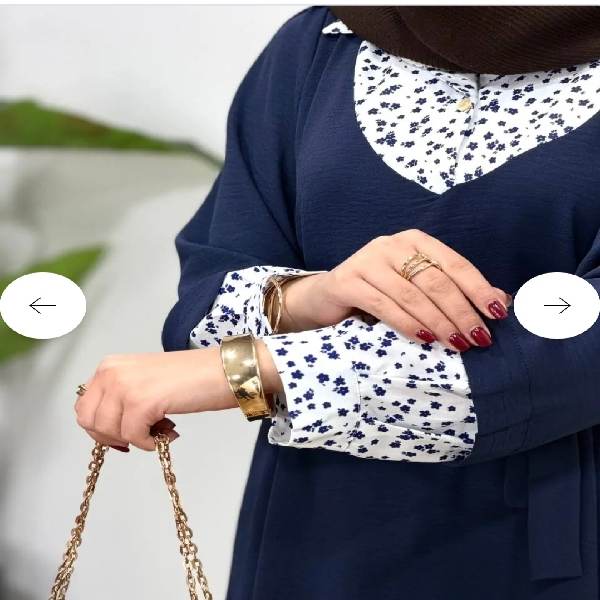 پیراهن مانتویی بلند شکوفه بهاری