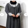 پیراهن مانتویی بلند شکوفه بهاری