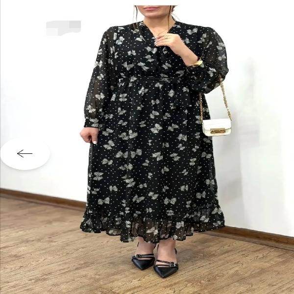 پیراهن حریر بلند عسل